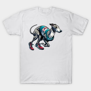 Marathon Master: Greyhound's Race Day T-Shirt